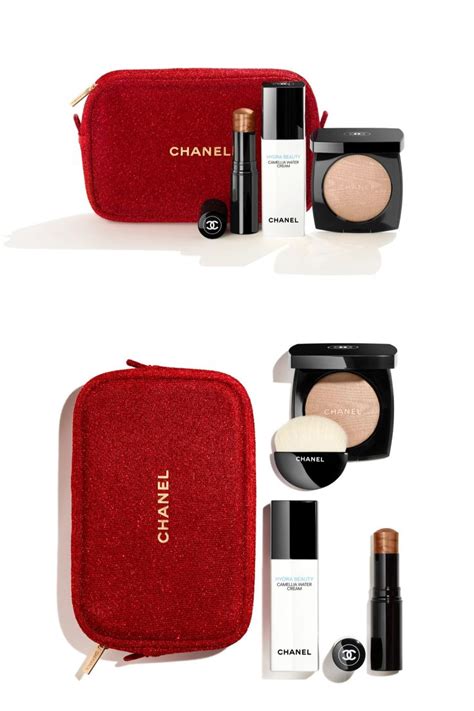 chanel gift set with makeup bag|chanel gift with purchase bag.